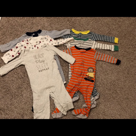 Baby boy clothings bibs 6m - 12m 25 pcs - Picture 4 of 8